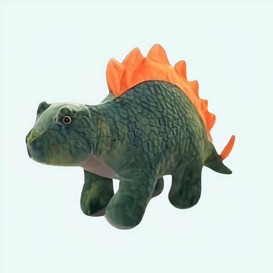 Peluche stégosaure vert