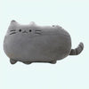 Peluche oreiller chat super mignonne grise