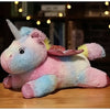 Peluche licorne multicolore lumineuse pour enfants