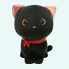 Peluche chaton avec yeux colorés