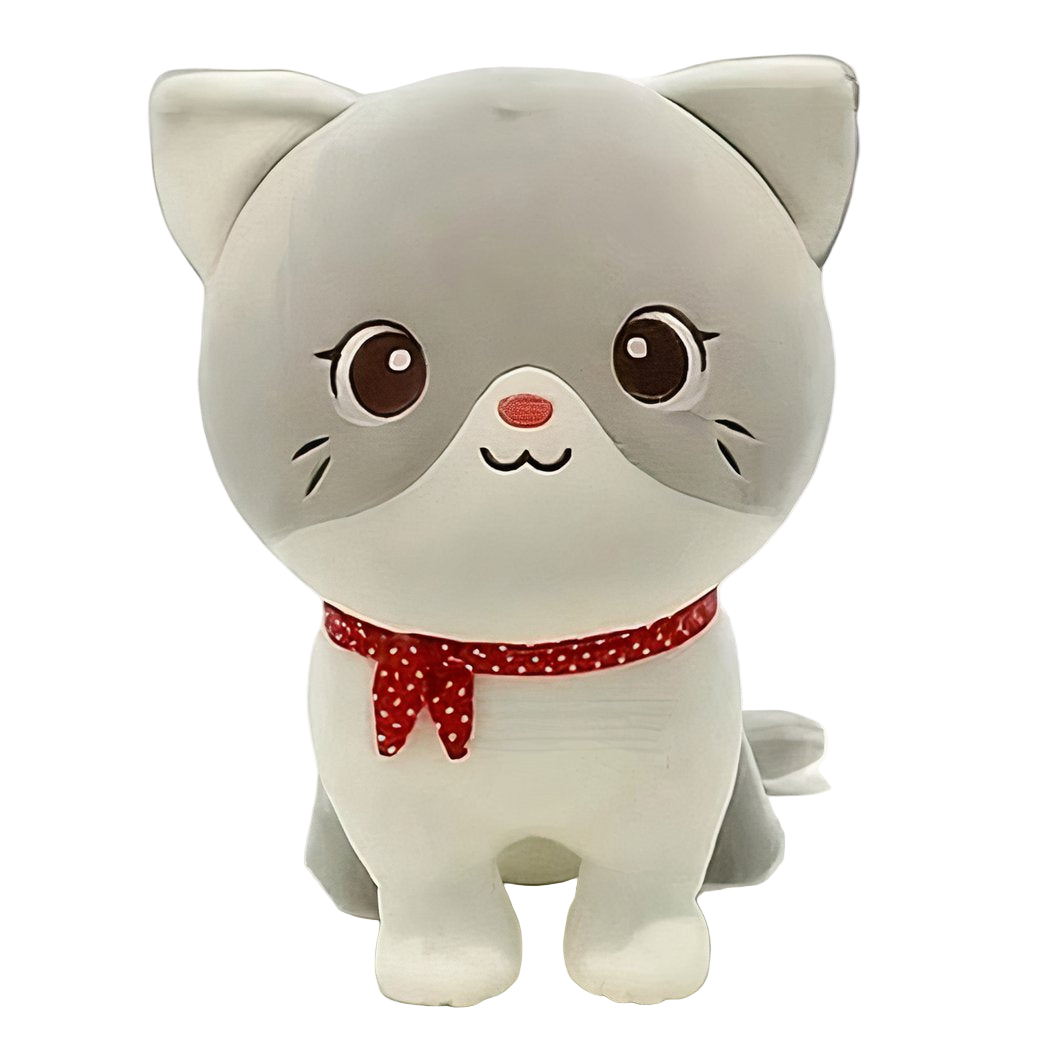 Peluche chaton mignon avec lacet