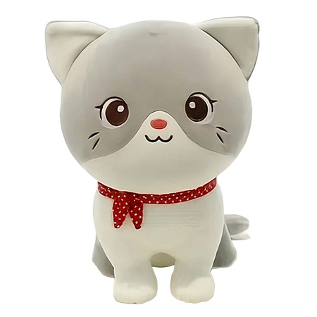 Peluche chaton mignon avec lacet