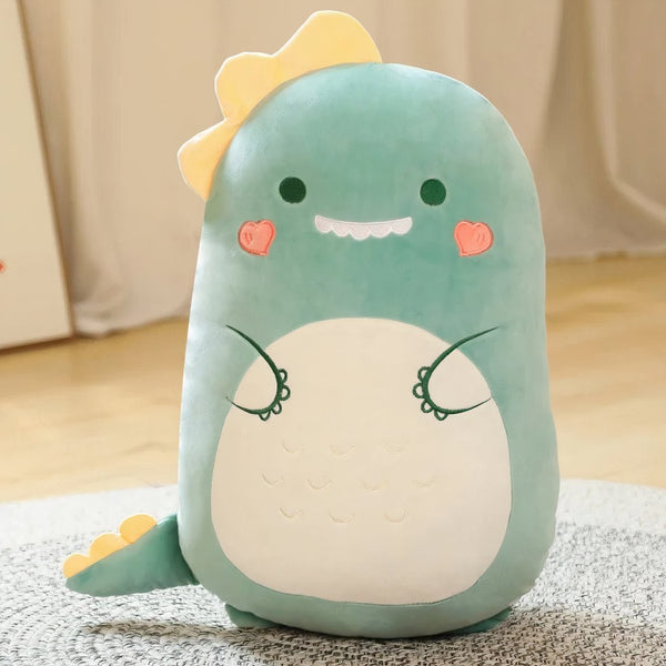 Peluche Squishmallow dinosaure tout doux