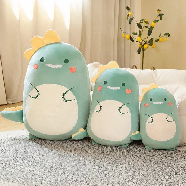 Peluche Squishmallow dinosaure tout doux