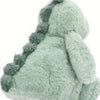 Peluche dinosaure vert ultra doux
