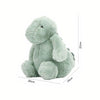 Peluche dinosaure vert ultra doux