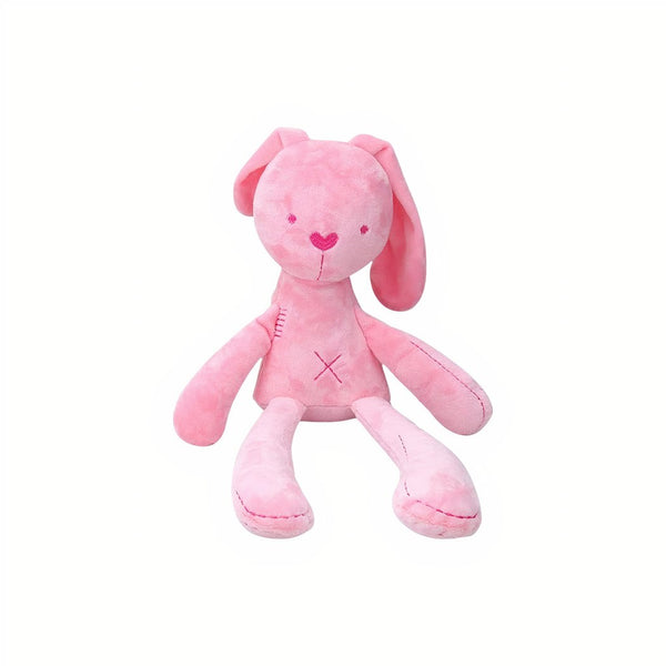 Peluche lapin douce et mignonne blanche ou rose