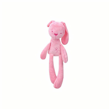 Peluche lapin douce et mignonne blanche ou rose