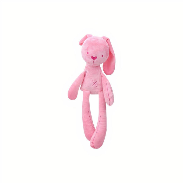 Peluche lapin douce et mignonne blanche ou rose