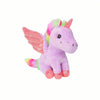 Peluche licorne avec ailes scintillantes