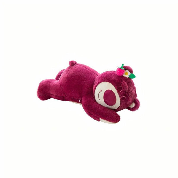 Peluche oreiller ours rose