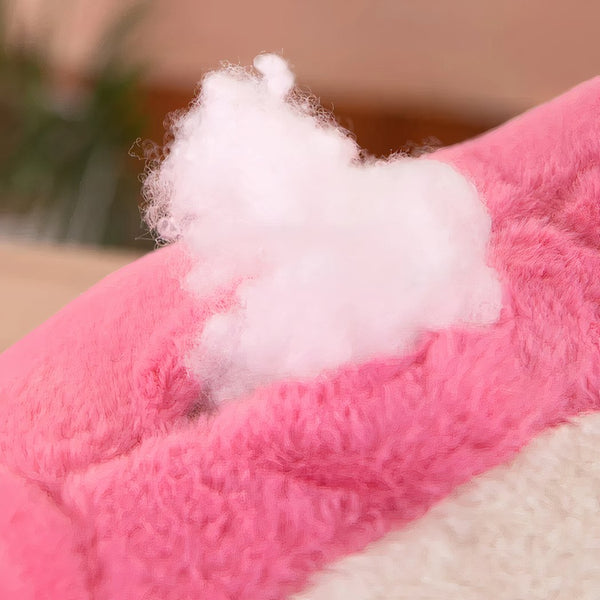 Peluche oreiller ours rose