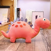 Peluche dinosaure rigolote rose