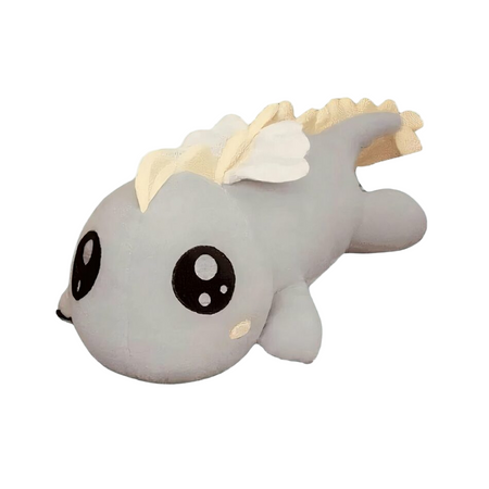 Peluche dinosaure gris géant