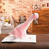 Peluche dinosaure rose