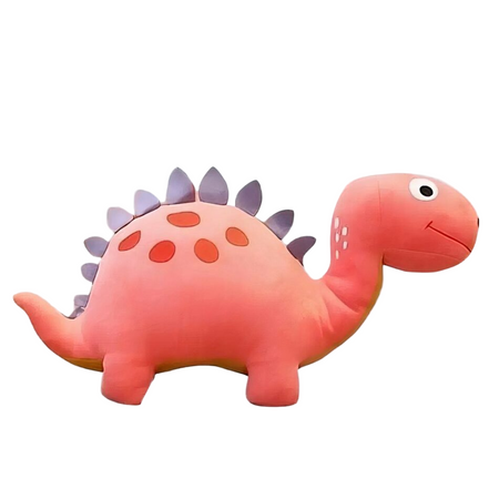Peluche dinosaure rigolote rose