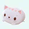 Peluche oreiller chat blanc