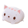 Peluche oreiller chat blanc