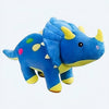 Peluche dinosaure toute douce bleue