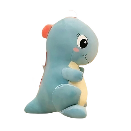 Peluche bébé dinosaure bleu