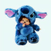 Peluche Stitch avec tête de Monchhichi