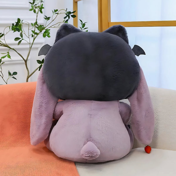 Peluche Stitch chauve-souris violette