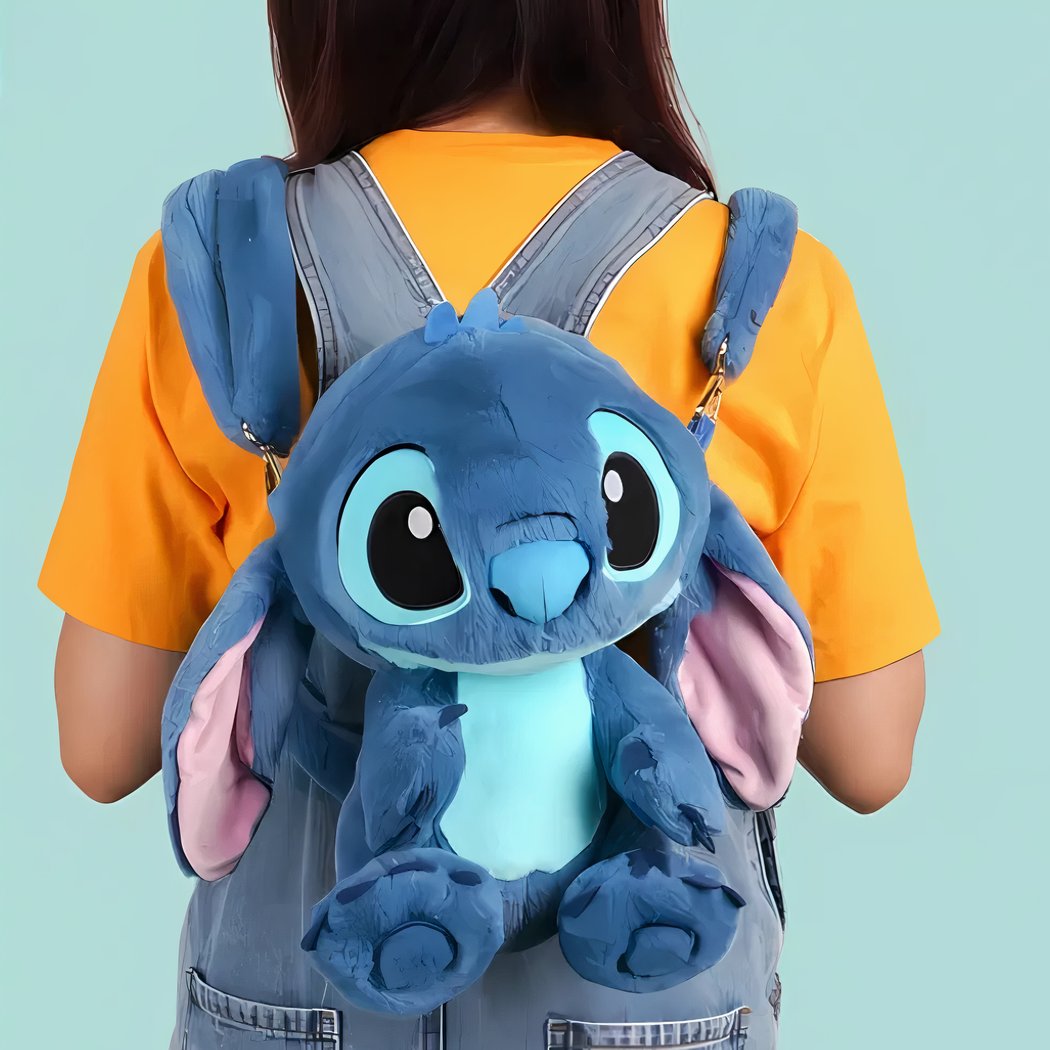 Sac à dos en forme de peluche Stitch