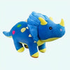 Peluche dinosaure toute douce bleue