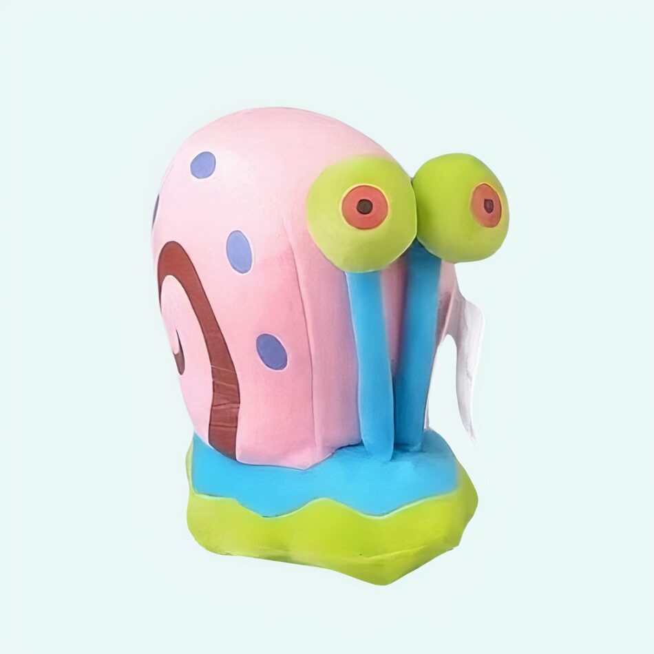 Peluche escargot Gary Bob l'éponge