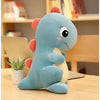 Peluche bébé dinosaure bleu