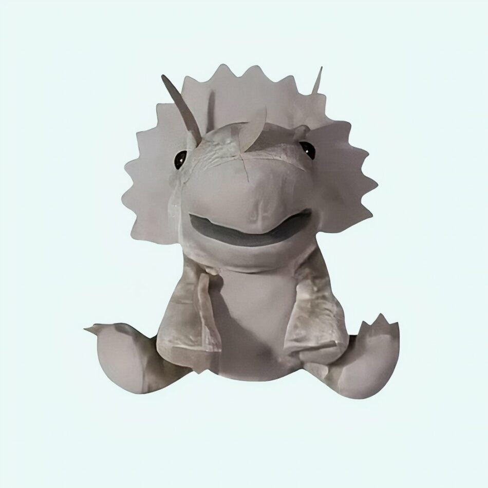 Peluche marionnette dinosaure