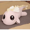 Peluche dinosaure rose géant