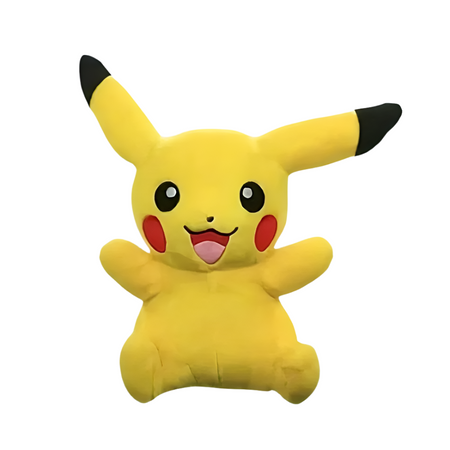 Peluche Pikachu trop heureux