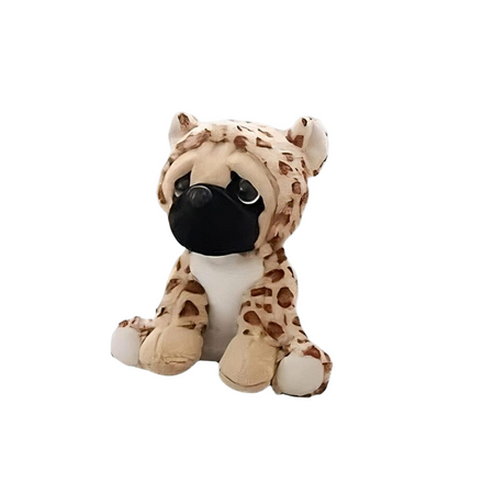 Peluche chien déguisé en girafe