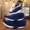 Peluche géante baleine bleue marine