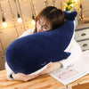 Peluche géante baleine bleue marine