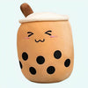 Peluche coussin Bubble tea mignon marron