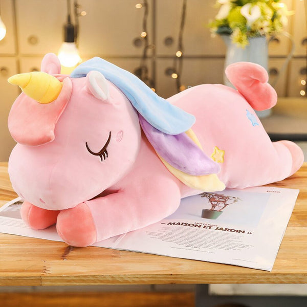 Peluche licorne GÉANTE
