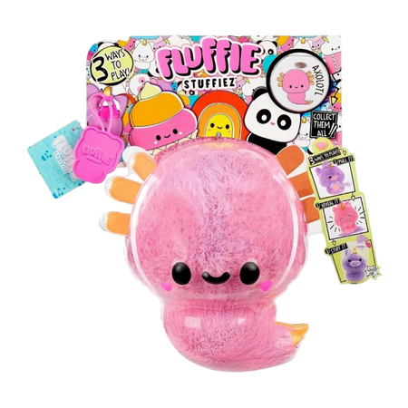 Peluche Fluffie Stuffiez Axolotl rose
