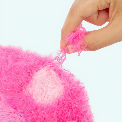 Peluche Fluffie Stuffiez arc-en-ciel rose et bleu