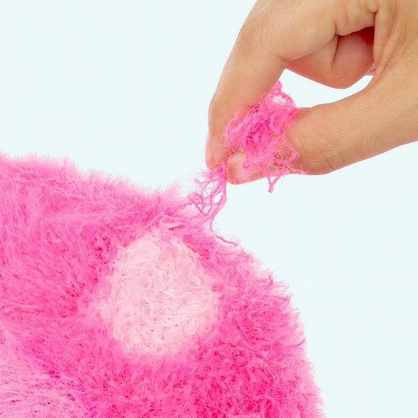 Peluche Fluffie Stuffiez arc-en-ciel rose et bleu