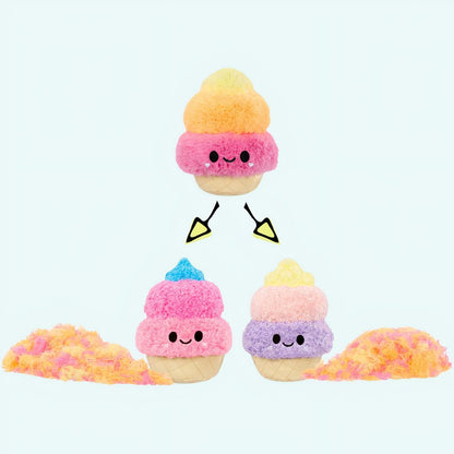 Peluche Fluffie Stuffiez cornet de glace