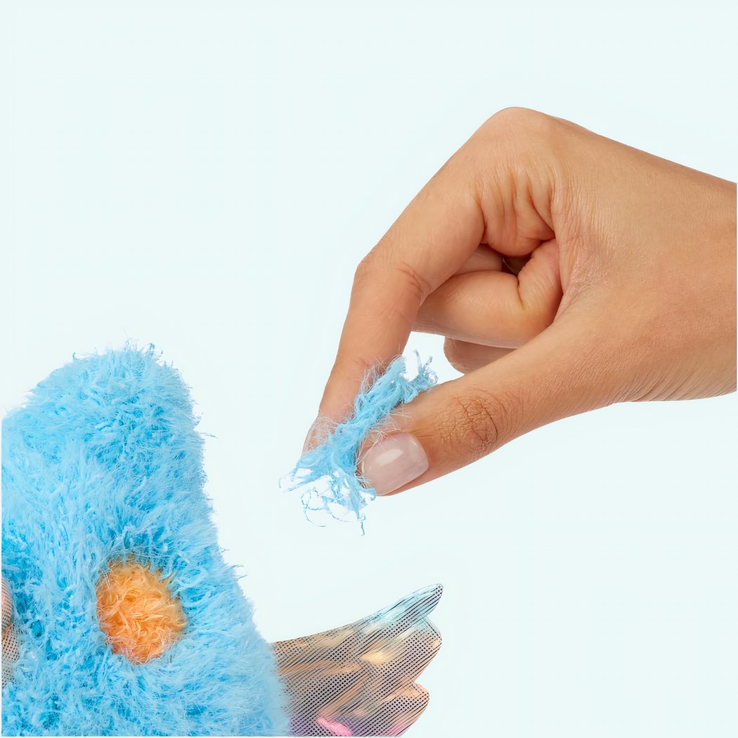 Peluche Fluffie Stuffiez licorne bleu
