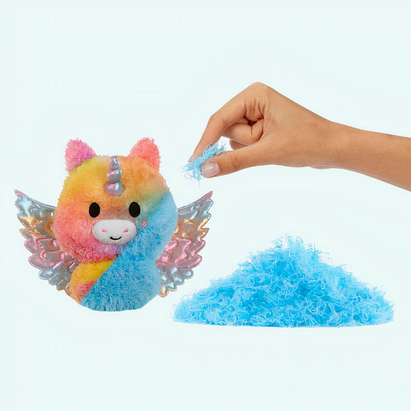 Peluche Fluffie Stuffiez licorne bleu