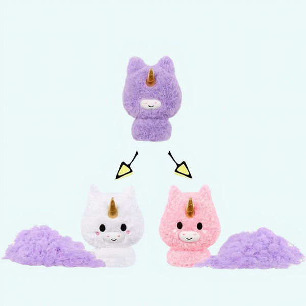 Peluche Fluffie Stuffiez licorne violette