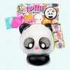Peluche Fluffie Stuffiez panda mignon