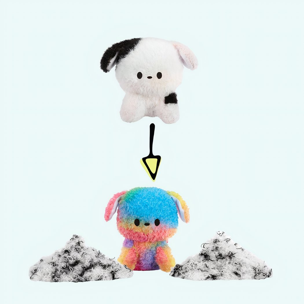Peluche Fluffie Stuffiez petit chien