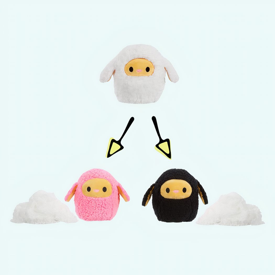 Peluche Fluffie Stuffiez petit mouton