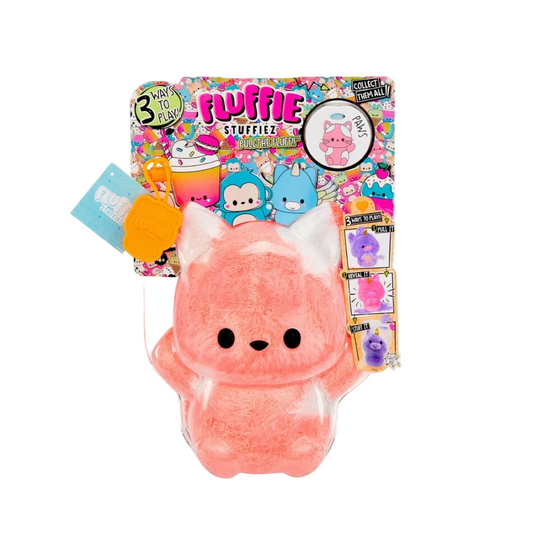 Peluche Fluffie Stuffiez petit renard orange