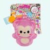 Peluche Fluffie Stuffiez petit singe rose